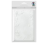 Ursus 55750006 - Set di Biglietti d'auguri Celebration Party, 5 Biglietti con Busta, Bianchi, Circa 12,5 x 18 cm, per Biglietti Singoli