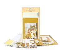 Ursus 56100005-Set d'auguri Greetings Gold, Formato 2 x 2 con Buste, 100 Adesivi, per la creazione di Biglietti individuali, 56100005