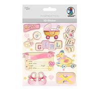 URSUS 564200126 Adesivo 3D Baby, composto da più livelli, materiali di alta qualità, autoadesivo, per decorare biglietti, scrapbooking e altri lavori di bricolage, colorato, taglia unica