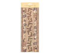 URSUS 59700022 Flat Borders Sand, adesivo piatto, parzialmente con effetto glitter, autoadesivo, per decorare biglietti, scrapbooking e altri lavori di bricolage, colorato, taglia unica