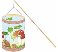 Ursus 6870000 - Set di Lanterne Fai da Te, Motivo: Funghi fortunati, ca. 20 x 15,3 cm, in Carta Trasparente, Set per Creare Lanterne Fai da Te, Ideale per Le Lanterne