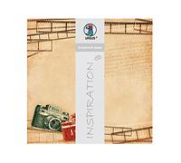 Ursus 703000281 - Premium Glitter Scrap Book Paper Photography, ca. 30,5 x 30,5 cm, 5 Fogli, Motivo: 281