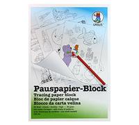 Ursus 7034600 - Blocco di Carta velina, Formato A4, 50 Fogli, 5 Modelli