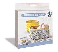 Ursus 74520006 - Kamihimo Paper Strap Azzurro Robusto Intrecciato, Circa 15 mm x 15 m, Nastro di Carta per lavori Fai da Te, Colore Blu, 15mm x 15m