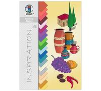Ursus 80010006 - Cartoncino struktura Basic 1 rosso rubino, cartoncino goffrato con struttura in lino, 220 g/mq, ca. 23 x 33 cm, 5 fogli, per il fai da te, adatto per stampanti a getto d'inchiostro e