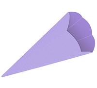 Ursus 9840060 - Sacchetti per la Scuola 3D, 6 Quadrati, Altezza 68 cm, Diametro ca. 20 cm, 5 Pezzi, Colore: Lilla