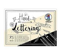 Ursus Colour Mix 24946499 - Carta per Lettering Manuale, Formato DIN A6, 200 + 210 g/mq, 75 Fogli di cartoncino Bianco, Crema e Nero, Base Ideale per Personalizzare Le Lettere, Multicolore