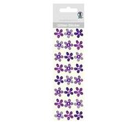 Ursus-Fiori 24 Adesivi a Forma di Fiore, Colore: Viola, 75000005