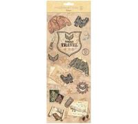 URSUS Simboli Sabbia, Adesivi Piatti, parzialmente con Effetto Glitter, autoadesivi, per Decorare Biglietti di Auguri, Scrapbooking e Altri lavori di bricolage, Carta, Multicolore, taglia unica