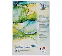 Ursus Yupo-Carta Sintetica, 192 g, Formato DIN A5, 10 Fogli, Superficie Liscia, Strappi e Impermeabile, Raggi UV, Estremamente Resistente, riciclabile al 100%, Versatile, Acrilico, Bianco, unità