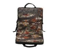 URSXODAWQ Cuscino per sedia pieghevole, cuscino portatile per seduta con doppie maniglie, imbottitura spessa in spugna per stadi, viaggi all'aperto, escursioni, campeggio, picnic e spiaggia