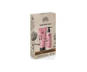 Urtekram Set regalo gel doccia e lozione corpo rosa selvatica