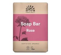Urtekram Soap Rose - 100g - Sapone naturale per il corpo con olio di rosa biologica - 99,9% ingredienti naturali - Senza olio di palma - Per tutti i tipi di pelle - Pulizia delicata - Vegano