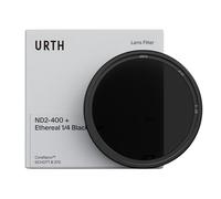 Urth 67mm Filtro Variable ND2-400 + Ethereal Black Mist ¼ Difusor (Plus) - 20 capas nano, filtro para objetivos con polarización mejorada y efecto difuso cinematográfico