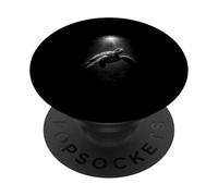 urtle Underwater Ocean Depths Bianco E Nero PopSockets PopGrip Adesivo