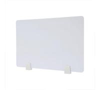 URUCHF Schermo divisorio da banco Pannello per La Privacy del Desktop in PVC da 40, 60, 80, 100 E 120 Cm di Lunghezza, Divisorio per Scrivania per Ufficio, Reception(1PC,L H 60CM x 40CM)