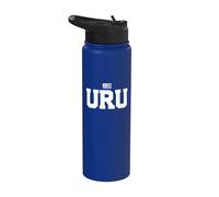 Uruguay Country Code with Flag Trendy College Font Stainless Steel Insulated Water Bottle