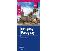 Uruguay & Paraguay Map 1:1,200,000 scale (waterproof and Tear Resistant ): reiß- und wasserfest (world mapping project)