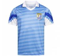 JELEX Retro History - Maglia da uomo, con logo ricamato e maniche corte, design nostalgico per gli appassionati di calcio, ideale per collezionisti, Uruguay, XXL