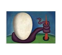 Urutu Snake di Tarsila Do Amaral stampa artistica da parete su tela poster per casa, scuola, ufficio, decorazione senza cornice, 30,5 x 45,7 cm