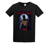 URVIKBVG Men's Classic Tshirt Carlito'S Way V1 Brian De Palma Movie 1993 Black Cotton Tee Size X-Large