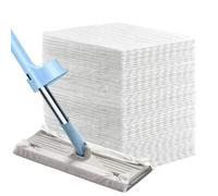 Uryxery 100 panni usa e getta per spazzare a secco, cuscinetti elettrostatici a trama piatta, compatibili con Speedmop e mocio per pavimenti, 20 x 14 x 9 cm, per la pulizia di peli di animali