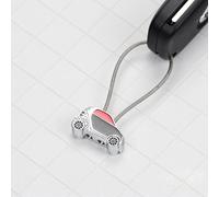 URYYRIT in Lega Zinco, Portachiavi per Auto, Portachiavi, per Smart Fortwo Forfour 451 450 452 453 454 Accessori per la Decorazione di retrofit,b