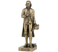 US 10.38 Inch Thomas Jefferson Cold Cast Statue Figurine, Bronze Color