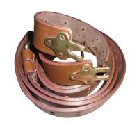 US 1907 Garand Rifle Sling Leather (montaggio in ottone) - Riproduzione n009
