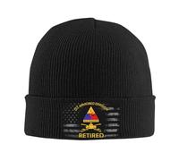 Us 1St Armored Division Retired Unisex Watch cap Morbido Berretto Invernale Leggero Beanie Cappello per Arrampicata Corsa Calcio