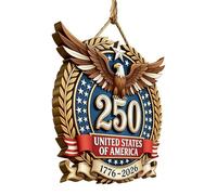 Us 250th Decorations - Appendiabiti per porta, stile patriottico, rustico, da appendere, per porta d'ingresso, per casa colonica, interni, esterni, finestre, portico, patio, casa, vacanze, garage