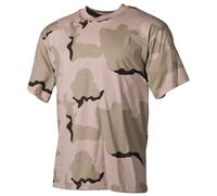 US 3 Colori Desert Army Camouflage Maglietta Manica Corta T-Shirt XL XLarge