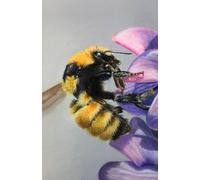 US Academic diary 2025-2026 week to view, student diary with Bumble Bee artwork by Sally Sturgess: August 25 - July 26. 108 pages and glossy cover. Perfect gift for student or bee lover