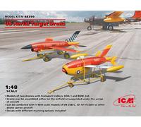US Aerial Target Drons 1:48 Plastic Model Kit ICM