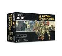 Warlord Games US Airborne D-Day Plotone - Miniature in plastica in scala 28 mm per Bolt Action altamente dettagliate della seconda guerra mondiale