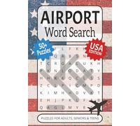 US Airport Word Search Puzzle Book: USA Edition Airport Code Word Searches with Easy to Read Print featuring 3 Letter and 4 Letter Codes | 6x9 inches, ... … Gift for Vacations, Holidays and Free Times