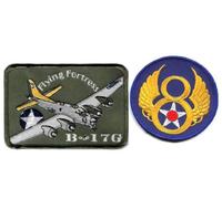 US Army Air Force 8TH B-17G Volante Fortress Bomber da Stiro 2-PC :8th Aaf +