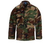 US Army Giacca Cappotto Reforger Woodland Mimetico Bdu Sl Small Long