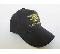 US Army Guarnizioni Blu Marino Baseball Cap Black Insegne Aquila & Ancora Usmc