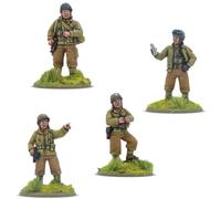 US Army Plotone Commanders - Miniature in scala 28 mm per Bolt Action miniature altamente dettagliate della Seconda Guerra Mondiale per Wargaming da tavolo