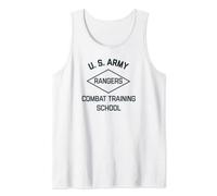 US Army Ranger Formazione Scuola WW2 Vintage PT Canotta