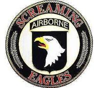 US Army, Screaming Eagles Airborne - Decorativo Patch, Termoadesivo Toppa -