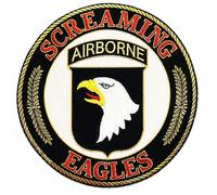 US Army Screaming Eagles Airborne - Toppe Decorative Termoadesive, 10"x10"