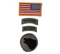 US Army Ucp 104th Divisione Timberwolfes Scout Ranger Flag USA Uniforme Patch