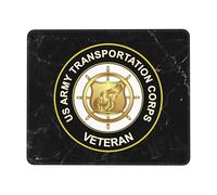 Us Army Veteran Transportation Corps Tappetini Mouse Confortevole Mousemat Soffice Tappetino Mouse per Laptop Casa Ufficio 25X30Cm