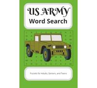 US ARMY WORD SEARCH: Puzzels for Adults, Seniors & Teens