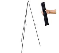 US Art Supply - Cavalletto pieghevole in acciaio nero, altezza 160 cm