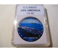 US Blu Navy - Uss America CV-66 Moneta di Sfida