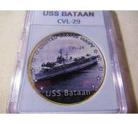 US Blu Navy - Uss Bataan CVL-29 Moneta di Sfida