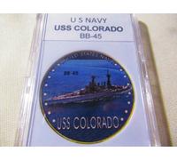 US Blu Navy - Uss Colorado / BB-45 Moneta di Sfida
